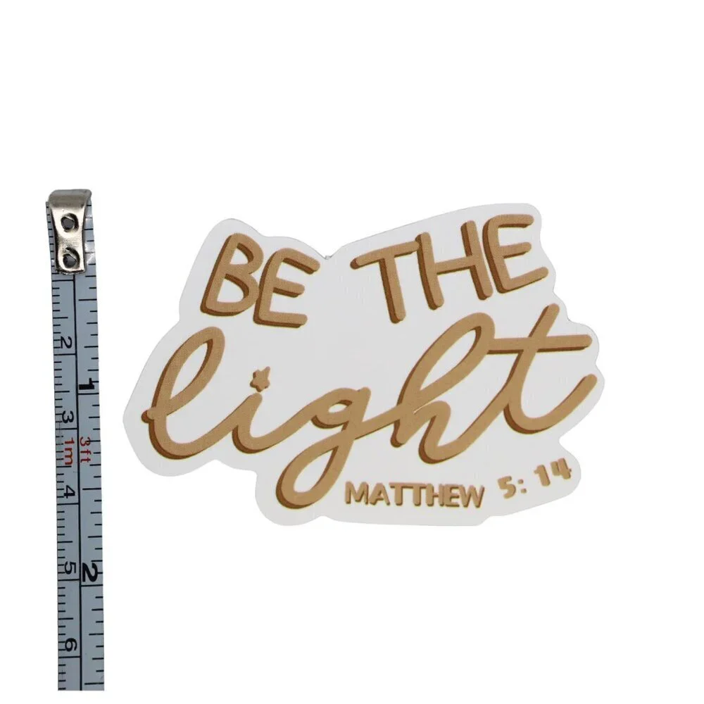 Sticker Religious Christian Bible Verse Matthew 5:14